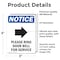 Signmission Please Ring Door Bell Sign With Symbol, 3.5 in W x Rectangle, Vinyl Decal OS-2PACK-NS-D-35-V-17583 - alternate 5